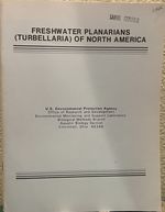 Freshwater Planarians of North America (Biota of Freshwater Ecosystems Identification Manual)