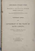 Government of the Colony of South Carolina