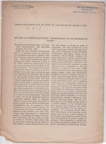 Review of Petrukevitch's "Morphology of Invertebrate Types" By Curtis, Winterton C.