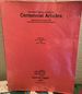 Centennial Articles Reprinted From Volume 100, Geological Society of America Bulletin )
