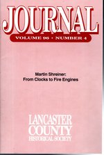Journal of the Lancaster County Historical Society. Volume 96, No. 4: Winter, 1994