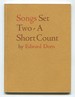 Songs Set Two: a Short Count