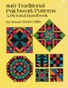 849 Traditional Patchwork Patterns a Pictorical Handbook