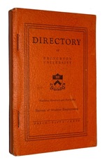 Directory of Faculty Graduate Students and Undergraduates of Princeton University [for Nineteen Hundred and Forty-Six
