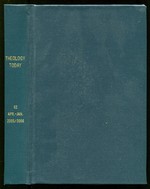 Theology Today-Vol. 62. Nos. 1-4-April 2005-January 2006 [Four Volumes Bound]