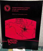 Geological Implications of Impacts of Large Asteroids and Comets on the Earth
