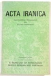 A Word-List of Manichaean Middle Persian and Parthian; Textes Et Memoires, Tome II--Supplement; Acta Iranica, Troisieme Serie, 9a; With a Reverse Index By Ronald Zwanziger