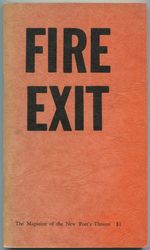 Fire Exit-Volume I, Number 1