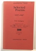 Selected Poems: 1957-1987 (Proof)