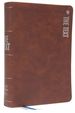 Net, the Text Bible, Leathersoft, Brown, Comfort Print: Uncover the Message Between God, Humanity, and You
