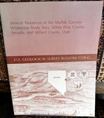 Mineral Resources of the Marble Canyon Wilderness Study Area, White Pine County, Nevada, and Millard County, Utah