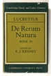 Lucretius: De Rerum Natura, Book III; Cambridge Greek and Latin Classics