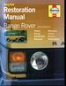 Restoration Manual Range Rover (Restoration Manuals)