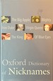 Oxford Dictionary of Nicknames