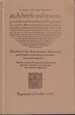Briefe and True Report of the New Found Land of Virginia Reproduced in Facsimile From the First Edition of 1588