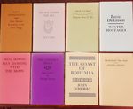 Mandeville Press 8 Volumes First Impressions, Village Under the Sea, Between Root & Sky, Winter Hostages, Man Dancing With the Moon, the January Divan, the Coast of Bohemia, Twists of the Way