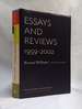 Essays and Reviews: 1959-2