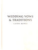 Wedding Vows and Traditions