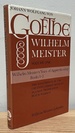 Wilhelm Meister, Volume 1: Wilhelm Meister's Years of Apprenticeship, Books 1-3