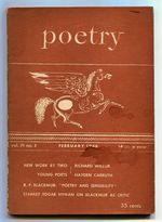 Poetry  February 1948 (Vol. Lxxi, No. V)