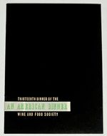 An American Dinner. Annual Invitational Meeting of the Wine and Food Society of Rochester, Minnesota. Michael's Restaurant and Lounge. November 17, 1967