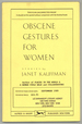 Obscene Gestures for Women: Stories