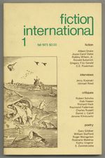 Fiction International  Number 1, Fall 1973