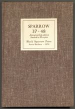 Sparrow 37-48 Autographed Edition Limited to 50 Copies