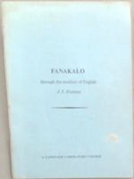 Fanakalo Through the Medium of English (a Language Laboratory Course)