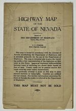 Highway Map of the State of Nevada. Scale: 1 in. = 2.5 Mi