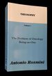 Theosophy: Volume 1--the Problem of Ontology, Being-as-One [This Volume Only! ]