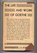 The Life and Work of Goethe 1749-1832