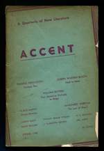 Accent: a Quarterly of New Literature  Vol. VIII, No. 3, Spring, 1948