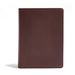 Csb He Reads Truth Bible, Brown Genuine Leather