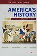 America's History, Value Edition, Volume 1, Tenth Edition