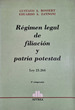 Rgimen Legal De FiliaciN Y Patria Potestad E. a. Zannoni