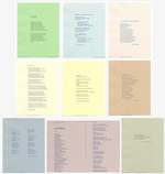 [Broadsides]: the Orange Bear Reader. Numbers One Through Nine