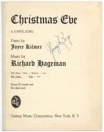 [Sheet Music]: Christmas Eve: a Joyful Song