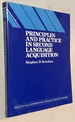 Principles and Practice in Second Language Acquisition (Language Teaching Methodology Series)