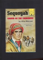 Sequoyah Leader of the Cherokees Landmark #65 Hardback W Dust Jacket