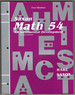 Saxon Math 54: an Increment Development (Test Masters) Second Edition