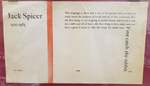 Jack Spicer, 1925-1965