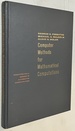 Computer Methods for Mathematical Computations