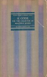A Code for the Collector of Beautiful Books
