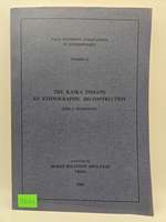 The Kaska Indians: an Ethnographic Reconstruction