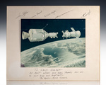 Apollo-Soyuz Test Project Signed Photograph and Artistic Depiction