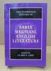 The Cambridge History of Early Medieval English Literature