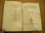 An Antholoy of Recent Poetry