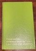 Introduction to Calculus and Analysis Volume One