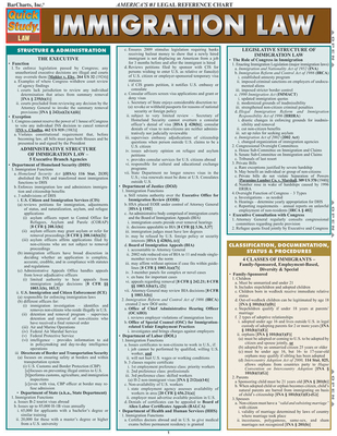 Immigration Law - BarCharts Inc